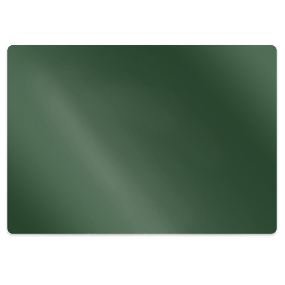 kobercomat.sk Ochranná podložka pod stoličku Tmavo zelená farba 100x70 cm 